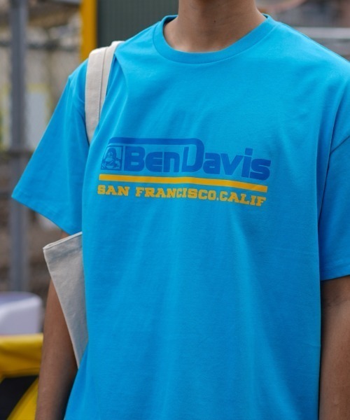 BEN DAVIS（ベンデイビス）の「《BEN DAVIS》プリントTシャツ/抗菌防臭 リサイクルコットン混（Tシャツ/カットソー・メンズ・ホワイト/ブラック/ピンク/ブルー・MEDIUM/LARGE/X-LARGE/SMALL）」の3枚目の写真
