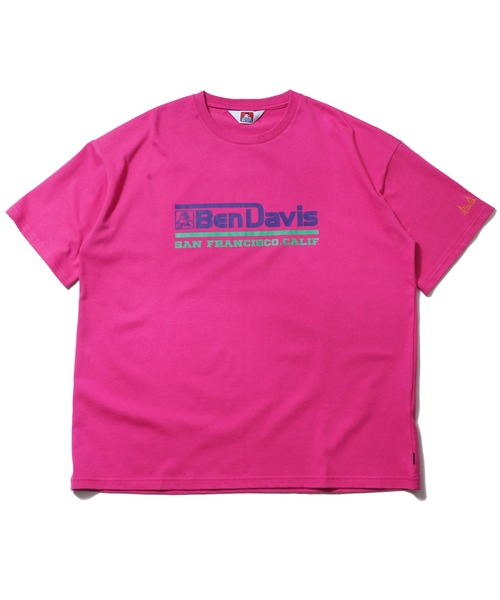 BEN DAVIS（ベンデイビス）の「《BEN DAVIS》プリントTシャツ/抗菌防臭 リサイクルコットン混（Tシャツ/カットソー・メンズ・ホワイト/ブラック/ピンク/ブルー・MEDIUM/LARGE/X-LARGE/SMALL）」の8枚目の写真