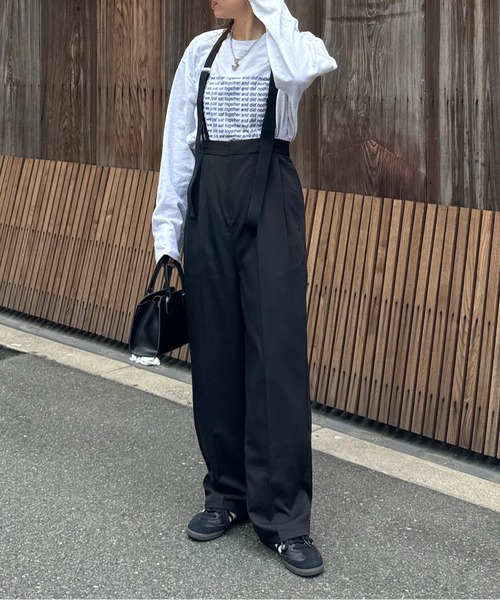 サスペンダー付 スラックス パンツ slacks 3 swanky navy slacks 3 swanky navy | ギフト・スタイ・出産祝いのMARLMARL