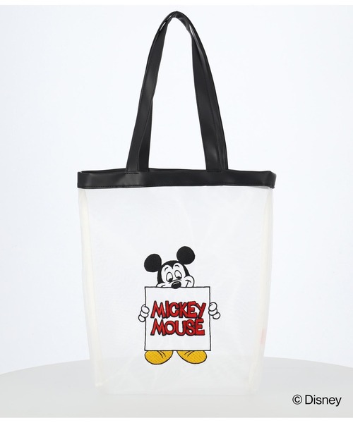 ANAP（アナップ）の「【ミッキーマウス】 ANAP メッシュトートバッグ（トートバッグ・レディース・アイボリー・FREE）」の6枚目の写真