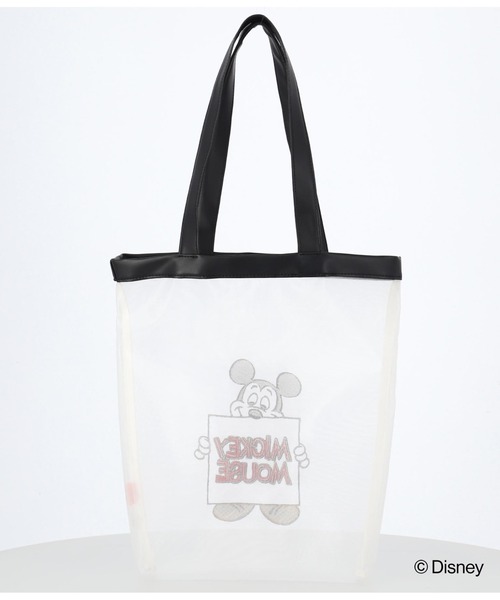 ANAP（アナップ）の「【ミッキーマウス】 ANAP メッシュトートバッグ（トートバッグ・レディース・アイボリー・FREE）」の8枚目の写真