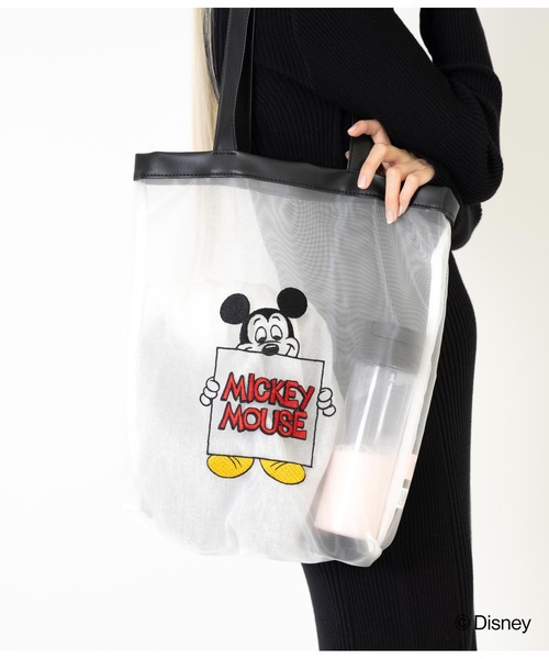 ANAP（アナップ）の「【ミッキーマウス】 ANAP メッシュトートバッグ（トートバッグ・レディース・アイボリー・FREE）」の21枚目の写真