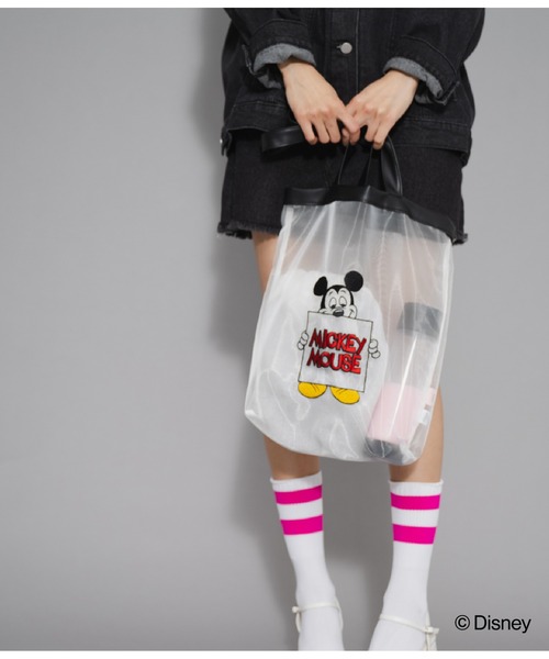 ANAP（アナップ）の「【ミッキーマウス】 ANAP メッシュトートバッグ（トートバッグ・レディース・アイボリー・FREE）」の13枚目の写真