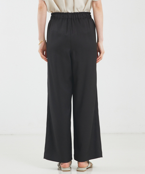 qualite（カリテ）の「【セットアップ対応】リネンライクワイドパンツ（その他パンツ・レディース・ライトベージュ/ライトブルー/ブラック・36/38）」の17枚目の写真