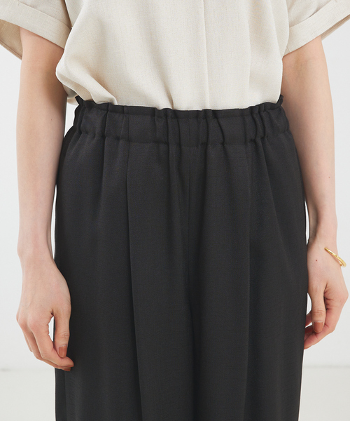 qualite（カリテ）の「【セットアップ対応】リネンライクワイドパンツ（その他パンツ・レディース・ライトベージュ/ライトブルー/ブラック・36/38）」の18枚目の写真