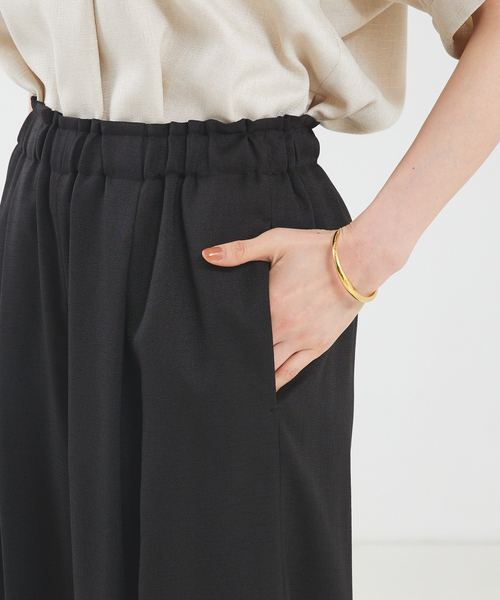 qualite（カリテ）の「【セットアップ対応】リネンライクワイドパンツ（その他パンツ・レディース・ライトベージュ/ライトブルー/ブラック・36/38）」の19枚目の写真