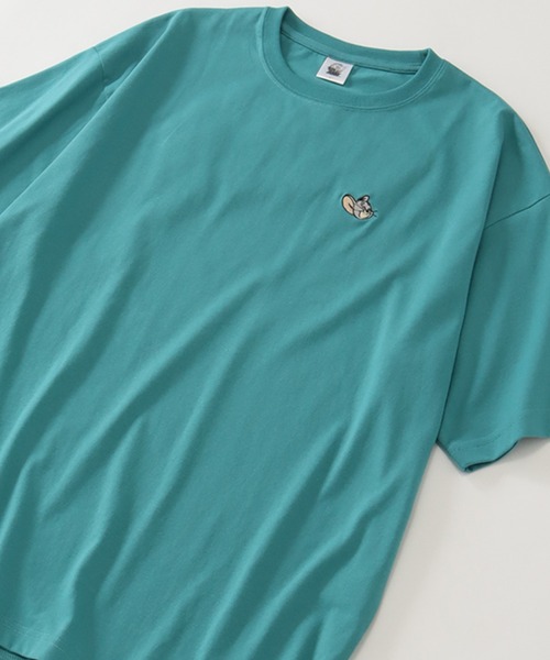 Tom&Jerry(トムアンドジェリー)の「【Tom & Jerry/トム & ジェリー】アートワークデザイン オーバーサイズ 半袖クルーネックTシャツ(Tシャツ/カットソー・レディース・ブラック/アクア/オートミール/マスタード・L/M)」の14枚目の写真