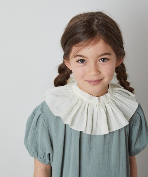 riziere(リジェール)の「フリルギャザー付け襟(付け襟・キッズ・アイボリー・FREE)」の13枚目の写真
