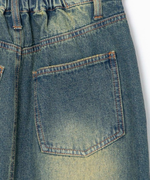 WEGO(ウィゴー)の「WEGO/ヴィンテージウォッシュデニムロングスカート(デニムスカート・レディース・インディゴブルー/ブラック・FREE)」の22枚目の写真