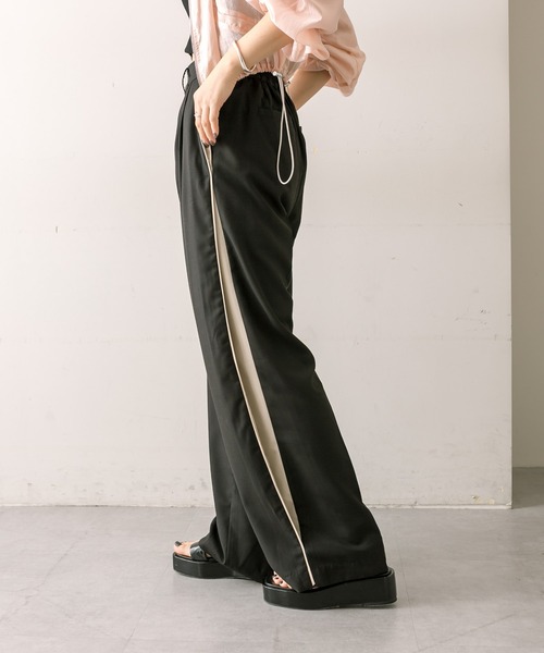 mline（エムライン）の「[mline]ラインサイドタックパンツ（その他パンツ・レディース・ブラック/アイボリー/グレー・2/1/FREE）」の17枚目の写真