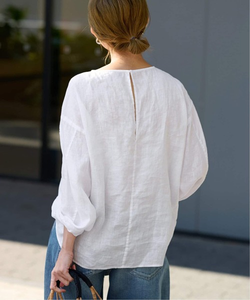 セール】≪追加≫NEW フレンチリネンクルーネックプルオーバー2