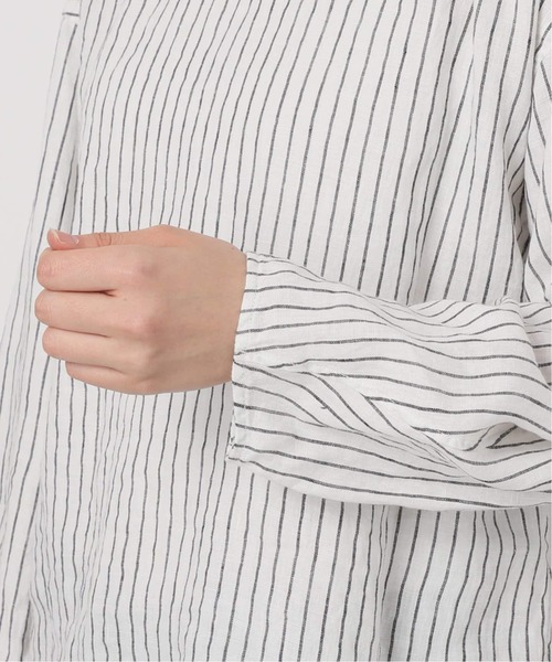 FRAMeWORK(フレームワーク)の「≪追加≫NEW フレンチリネンクルーネックプルオーバー2(シャツ/ブラウス・レディース・ホワイト/ベージュ・FREE)」の8枚目の写真