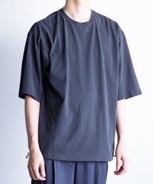 Magine（マージン）の「【SELECT】IR:16/-天竺 ピグメント加工 ドロスト TEE（Tシャツ/カットソー）」