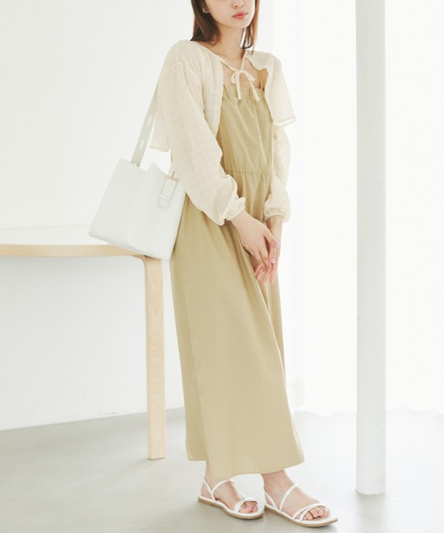 ROPE' PICNIC(ロペピクニック)の「ふくれジャガードボレロ(カーディガン/ボレロ・レディース・ブラック/キナリ・FREE)」の21枚目の写真