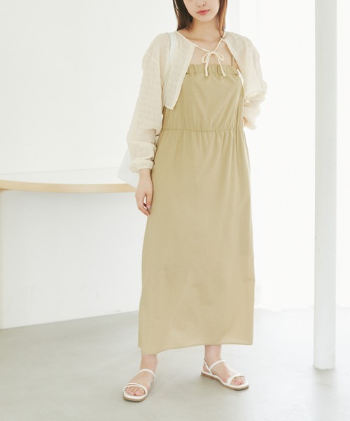 ROPE' PICNIC(ロペピクニック)の「ふくれジャガードボレロ(カーディガン/ボレロ・レディース・ブラック/キナリ・FREE)」の22枚目の写真