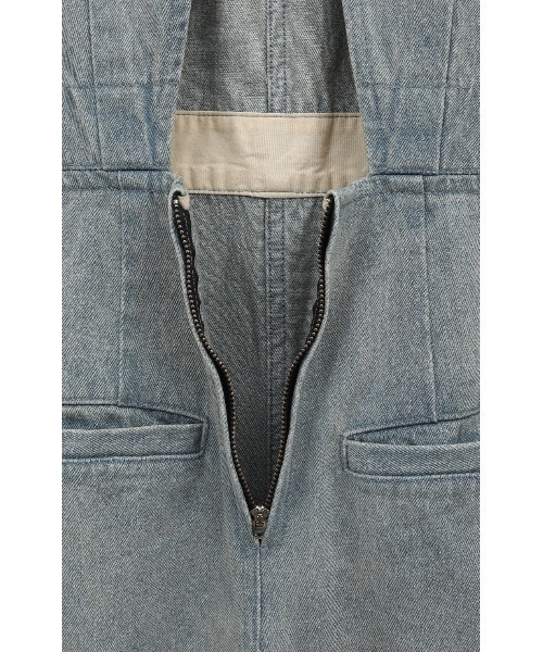 CLANE（クラネ）の「CLANE/クラネ/BACK OPEN DENIM ALL IN ONE