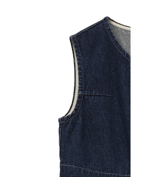 サロペット・オーバーオール・オールインワン CLANE BACK OPEN DENIM ALL IN ONE CLANE BACK OPEN DENIM ALL IN ONE