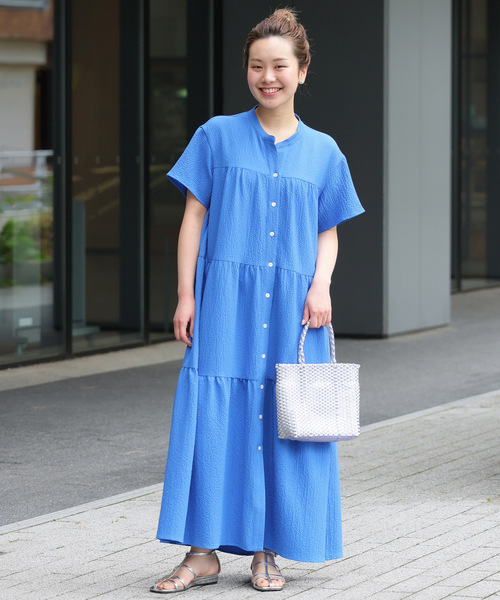 JOURNAL STANDARD relume(ジャーナルスタンダード レリューム)の「RELUME メルカドバッグ(かごバッグ・レディース・ブラック/ホワイト/グリーン・FREE)」の4枚目の写真