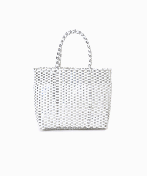 JOURNAL STANDARD relume(ジャーナルスタンダード レリューム)の「RELUME メルカドバッグ(かごバッグ・レディース・ブラック/ホワイト/グリーン・FREE)」の14枚目の写真