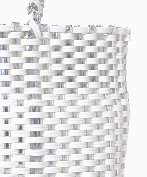 JOURNAL STANDARD relume(ジャーナルスタンダード レリューム)の「RELUME メルカドバッグ(かごバッグ・レディース・ブラック/ホワイト/グリーン・FREE)」の15枚目の写真