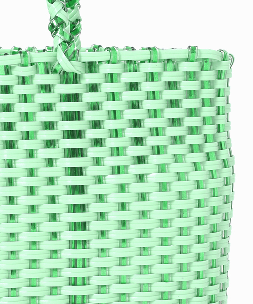 JOURNAL STANDARD relume(ジャーナルスタンダード レリューム)の「RELUME メルカドバッグ(かごバッグ・レディース・ブラック/ホワイト/グリーン・FREE)」の17枚目の写真