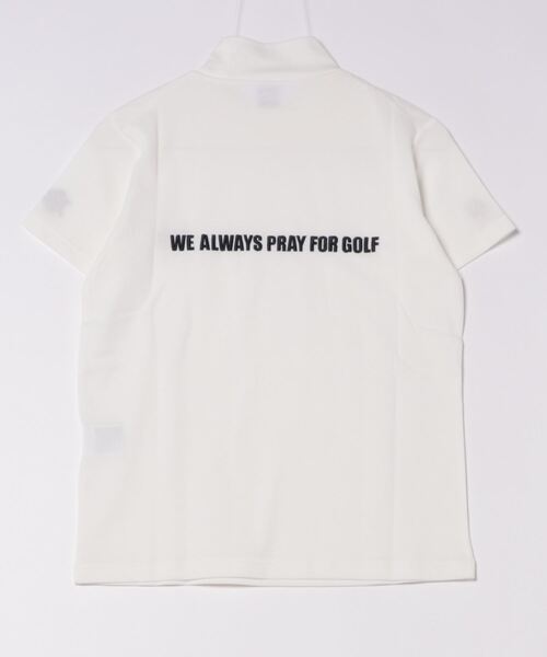 BENCH AT THE GREENE GOLF / LADIES EMBRO MOCK NECK SHIRT（レディース）（Tシャツ/カットソー）｜BENCH AT THE GREENE GOLF（ベンチアットザグリーンゴルフ）