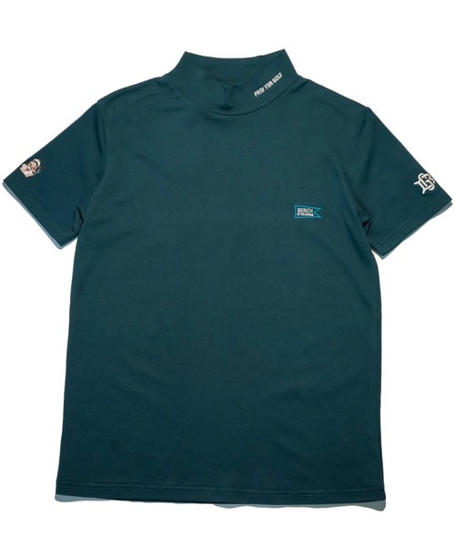 BENCH AT THE GREENE GOLF / LADIES EMBRO MOCK NECK SHIRT