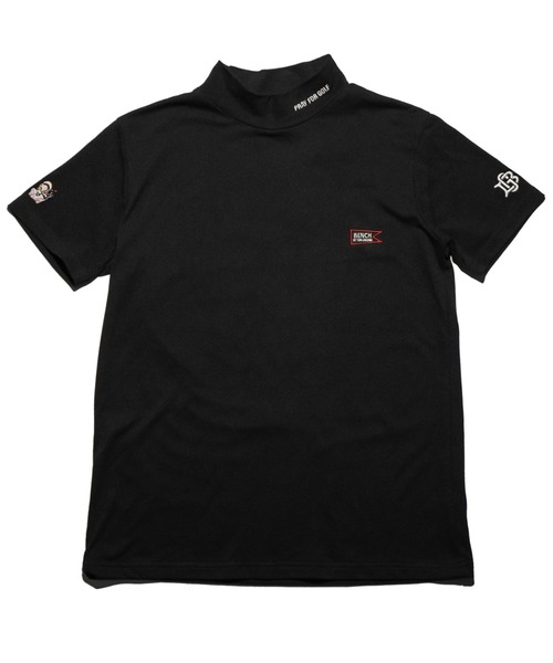 BENCH AT THE GREENE GOLF / LADIES EMBRO MOCK NECK SHIRT（レディース）（Tシャツ/カットソー）｜BENCH AT THE GREENE GOLF（ベンチアットザグリーンゴルフ）