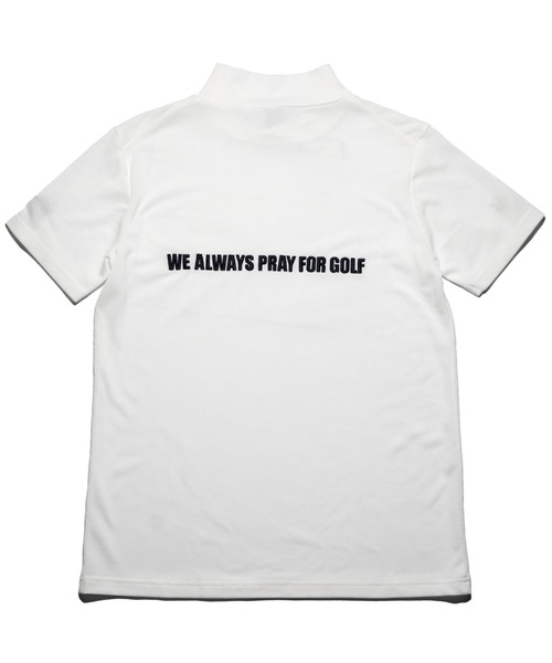 BENCH AT THE GREENE GOLF / LADIES EMBRO MOCK NECK SHIRT（レディース）（Tシャツ/カットソー）｜BENCH AT THE GREENE GOLF（ベンチアットザグリーンゴルフ）