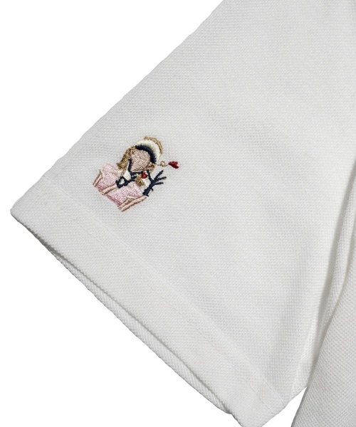 BENCH AT THE GREENE GOLF / LADIES EMBRO MOCK NECK SHIRT（レディース）（Tシャツ/カットソー）｜BENCH AT THE GREENE GOLF（ベンチアットザグリーンゴルフ）