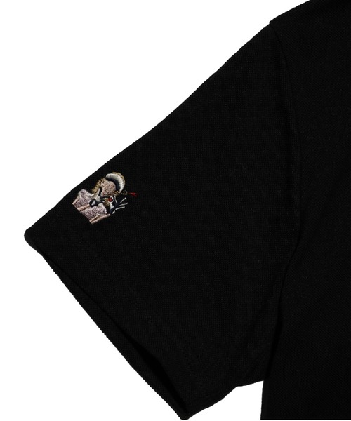 BENCH AT THE GREENE GOLF / LADIES EMBRO MOCK NECK SHIRT（レディース）（Tシャツ/カットソー）｜BENCH AT THE GREENE GOLF（ベンチアットザグリーンゴルフ）