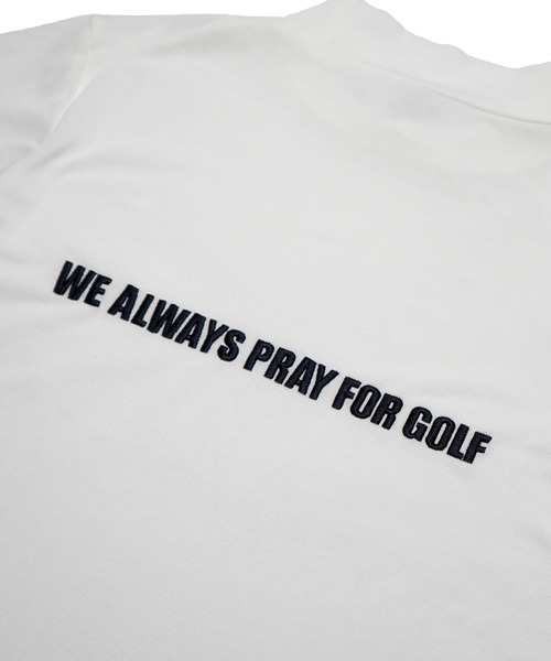 BENCH AT THE GREENE GOLF / LADIES EMBRO MOCK NECK SHIRT（レディース）（Tシャツ/カットソー）｜BENCH AT THE GREENE GOLF（ベンチアットザグリーンゴルフ）