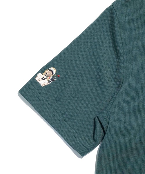 BENCH AT THE GREENE GOLF(ベンチアットザグリーンゴルフ)の「BENCH AT THE GREENE GOLF / LADIES EMBRO MOCK NECK SHIRT(レディース)(Tシャツ/カットソー・レディース・ブラック/オフホワイト/グリーン・SMALL/MEDIUM/LARGE)」の12枚目の写真