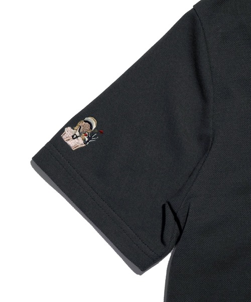 BENCH AT THE GREENE GOLF(ベンチアットザグリーンゴルフ)の「BENCH AT THE GREENE GOLF / LADIES EMBRO MOCK NECK SHIRT(レディース)(Tシャツ/カットソー・レディース・ブラック/オフホワイト/グリーン・SMALL/MEDIUM/LARGE)」の13枚目の写真