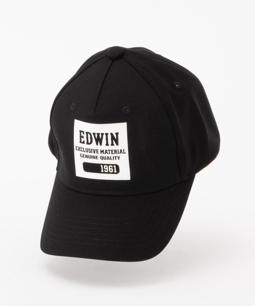 EDWIN（エドウィン）の「EDWIN ジュニア ツイルロゴキャップ（キャップ・キッズ・ネイビー/ブラック/インディゴブルー・フリー）」の2枚目の写真