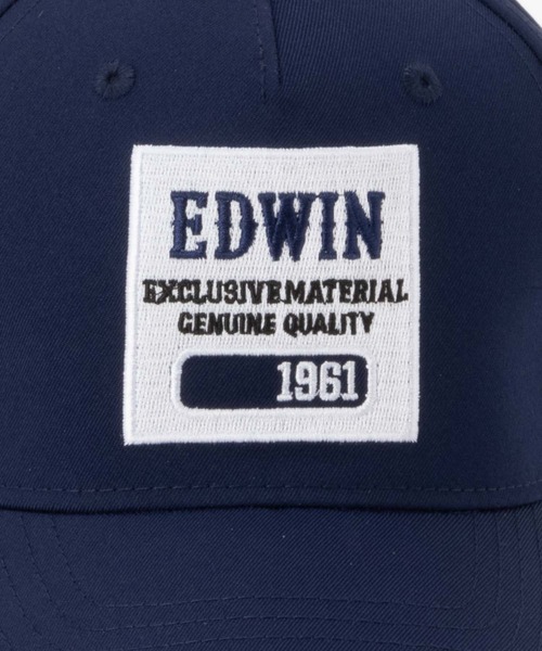 EDWIN（エドウィン）の「EDWIN ジュニア ツイルロゴキャップ（キャップ・キッズ・ネイビー/ブラック/インディゴブルー・フリー）」の7枚目の写真