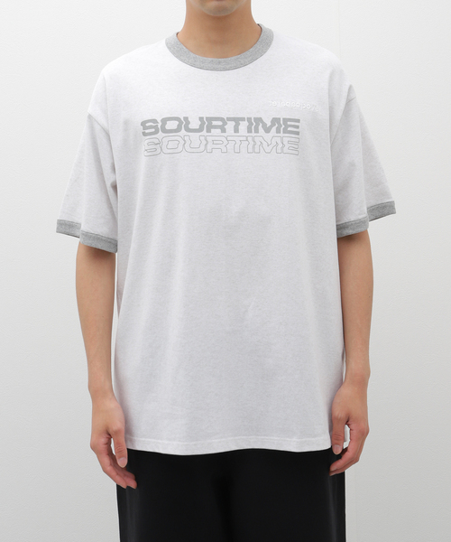 cabaret poval(キャバレーポバール)の「CABARET POVAL / キャバレーポバール Sourtime Ringer(Tシャツ/カットソー・メンズ・ホワイト/チャコールグレー・LARGE/X-LARGE)」の21枚目の写真