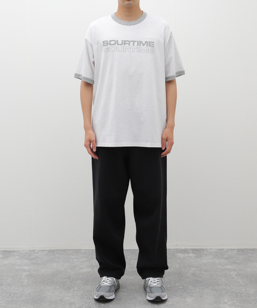 cabaret poval(キャバレーポバール)の「CABARET POVAL / キャバレーポバール Sourtime Ringer(Tシャツ/カットソー・メンズ・ホワイト/チャコールグレー・LARGE/X-LARGE)」の16枚目の写真