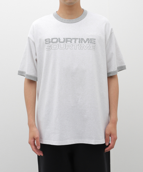 cabaret poval(キャバレーポバール)の「CABARET POVAL / キャバレーポバール Sourtime Ringer(Tシャツ/カットソー・メンズ・ホワイト/チャコールグレー・LARGE/X-LARGE)」の17枚目の写真