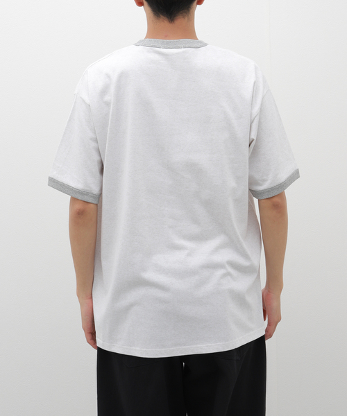 cabaret poval(キャバレーポバール)の「CABARET POVAL / キャバレーポバール Sourtime Ringer(Tシャツ/カットソー・メンズ・ホワイト/チャコールグレー・LARGE/X-LARGE)」の19枚目の写真