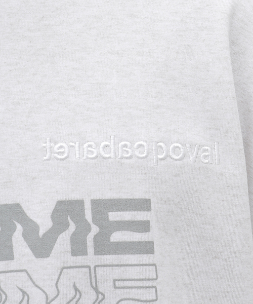 cabaret poval(キャバレーポバール)の「CABARET POVAL / キャバレーポバール Sourtime Ringer(Tシャツ/カットソー・メンズ・ホワイト/チャコールグレー・LARGE/X-LARGE)」の14枚目の写真