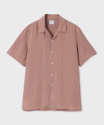 23区 リネンシャツ 長袖 オレンジ 40 レギュラーカラー URBAN RESEARCH DOORS シャツ 「XLサイズ/WEB限定」シルケット