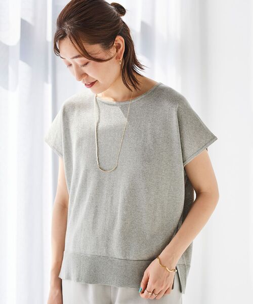 le.coeur blanc（ルクールブラン）の「パール×チェーンメタルバーネックレス（ネックレス・レディース・ゴールド・FREE）」の3枚目の写真