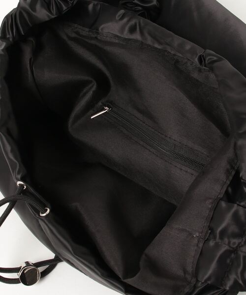 Shelly island（シェリーアイランド）の「ギャザーハンドルショルダーBAG（ショルダーバッグ・レディース・アイボリー/ブラック/グレー・FREE）」の8枚目の写真