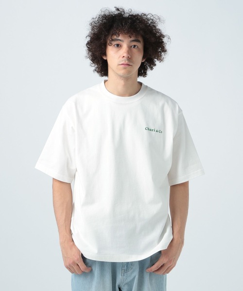 CHARI&CO（チャリアンドコー）の「【CHARI&CO SAFE RIDE for BAYFLOW】プリント半袖Tシャツ（Tシャツ/カットソー・メンズ・イエロー/チャコール/ホワイト・LARGE/MEDIUM）」の5枚目の写真