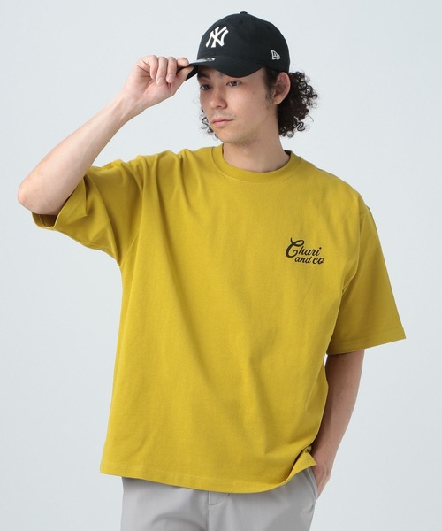 CHARI&CO（チャリアンドコー）の「【CHARI&CO SAFE RIDE for BAYFLOW】プリント半袖Tシャツ（Tシャツ/カットソー・メンズ・イエロー/チャコール/ホワイト・LARGE/MEDIUM）」の8枚目の写真