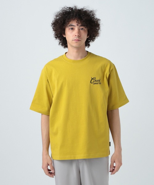 CHARI&CO（チャリアンドコー）の「【CHARI&CO SAFE RIDE for BAYFLOW】プリント半袖Tシャツ（Tシャツ/カットソー・メンズ・イエロー/チャコール/ホワイト・LARGE/MEDIUM）」の9枚目の写真