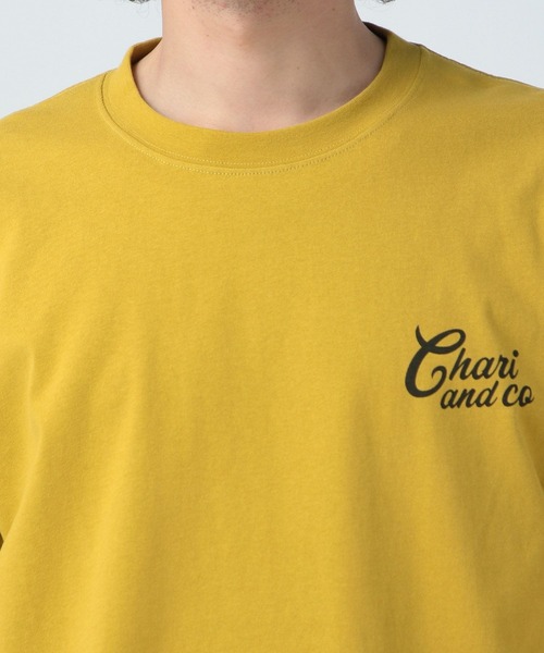 CHARI&CO（チャリアンドコー）の「【CHARI&CO SAFE RIDE for BAYFLOW】プリント半袖Tシャツ（Tシャツ/カットソー・メンズ・イエロー/チャコール/ホワイト・LARGE/MEDIUM）」の12枚目の写真