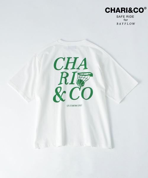 CHARI&CO（チャリアンドコー）の「【CHARI&CO SAFE RIDE for BAYFLOW】プリント半袖Tシャツ（Tシャツ/カットソー・メンズ・イエロー/チャコール/ホワイト・LARGE/MEDIUM）」の17枚目の写真