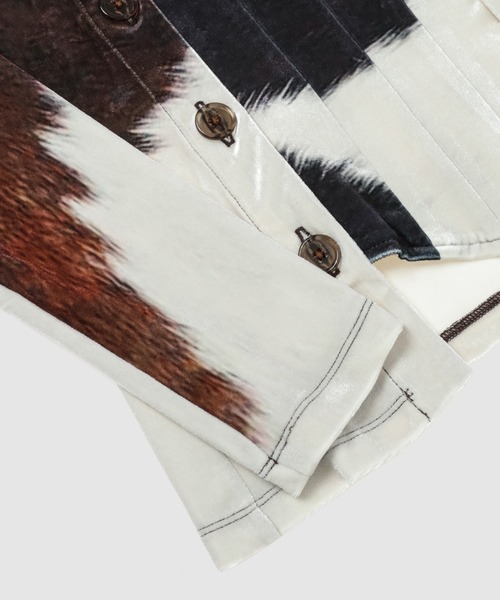 ヨウヘイオオノ Stmacher Cowhide Velour Top Stmacher Velour Top – YOHEI OHNO